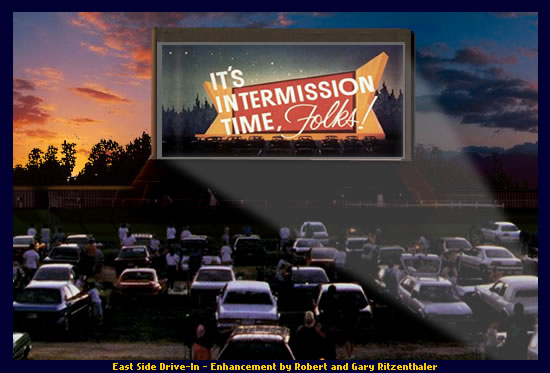 East Side Drive-In Theatre - A Colorization By Gary And Robert (newer photo)